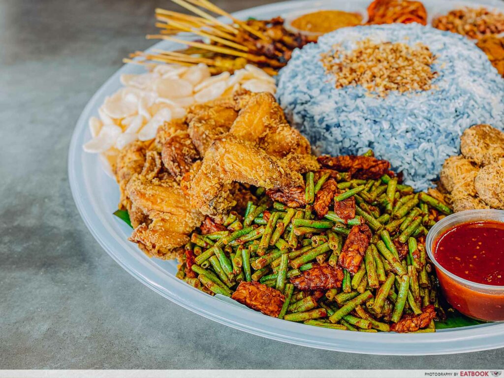 giant nasi ambeng deli hub long beans