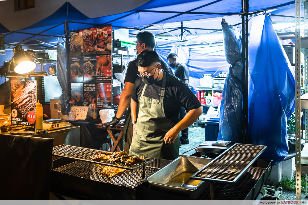 kampong gelam ramadan bazaar - big paw paws cooking