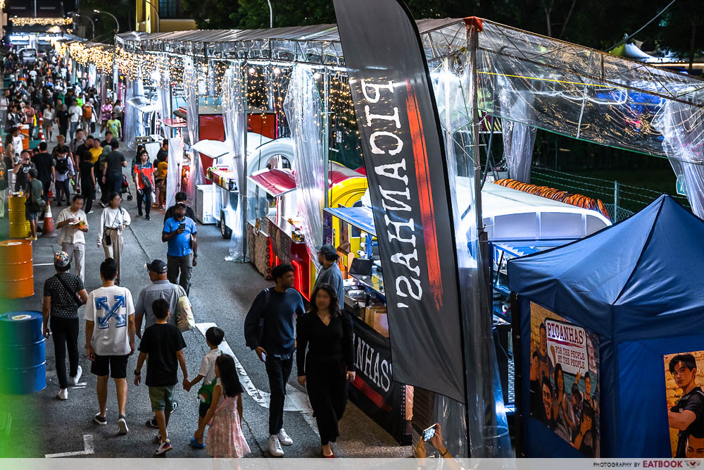 kampong gelam ramadan bazaar - street view elevated