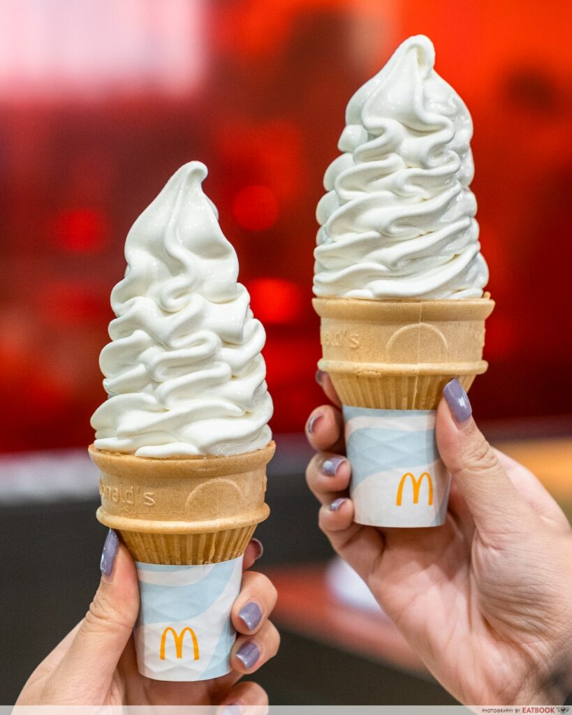McDonald's Has 50 Cents Vanilla Cones On Weekdays Eatbook.sg