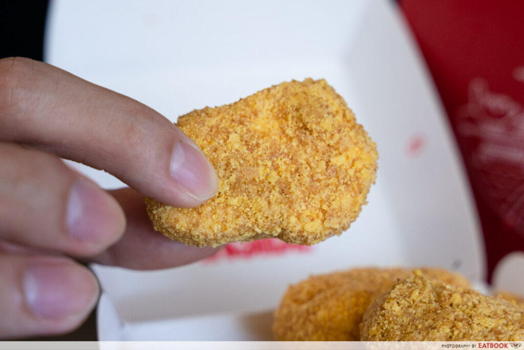 swensens ice cream nugget closeup