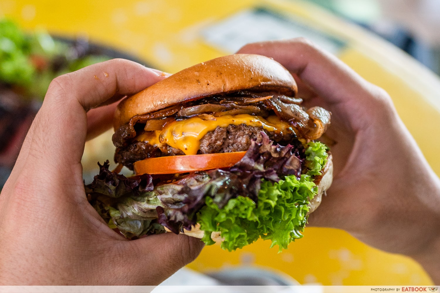 Fatty Patty Burger And Grill - signature fatty beef burger