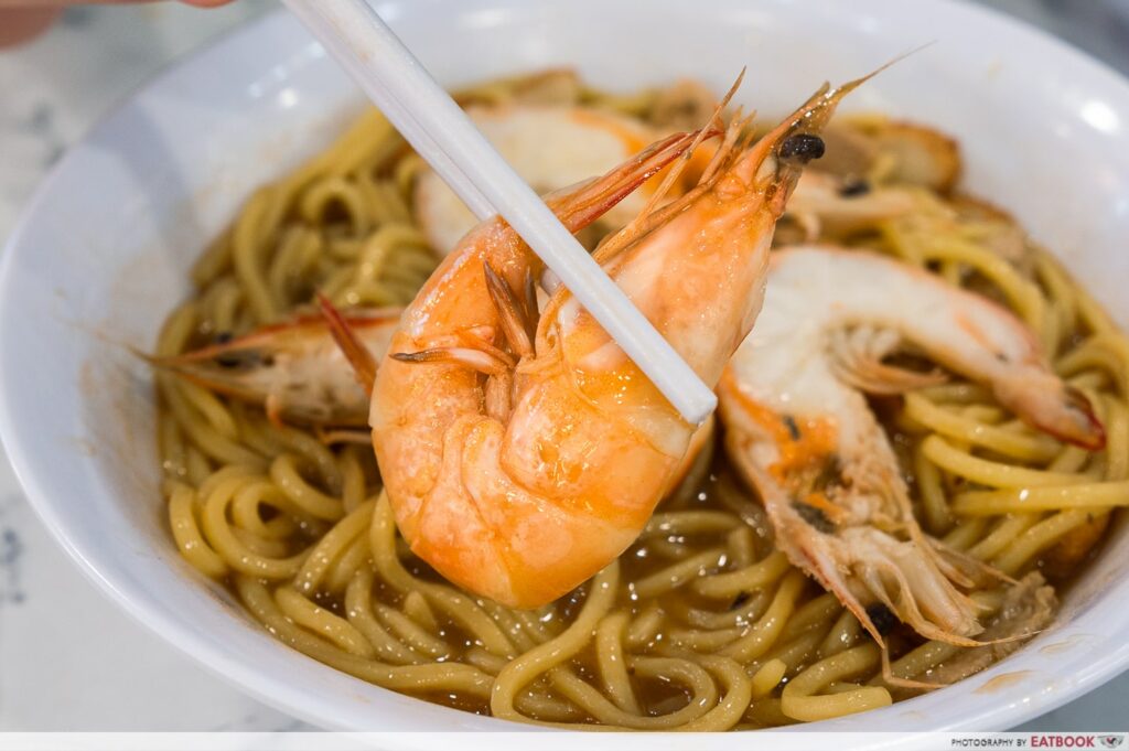 Geylang Laksa Prawn Noodles Review Famous Prawn Mee With 59YearOld