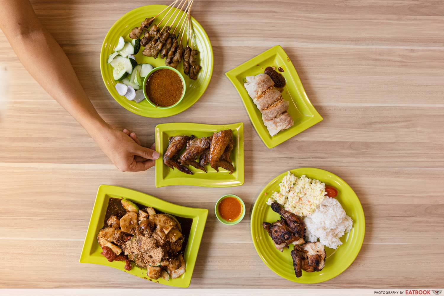 Huat Huat BBQ Chicken Wings - flatlay