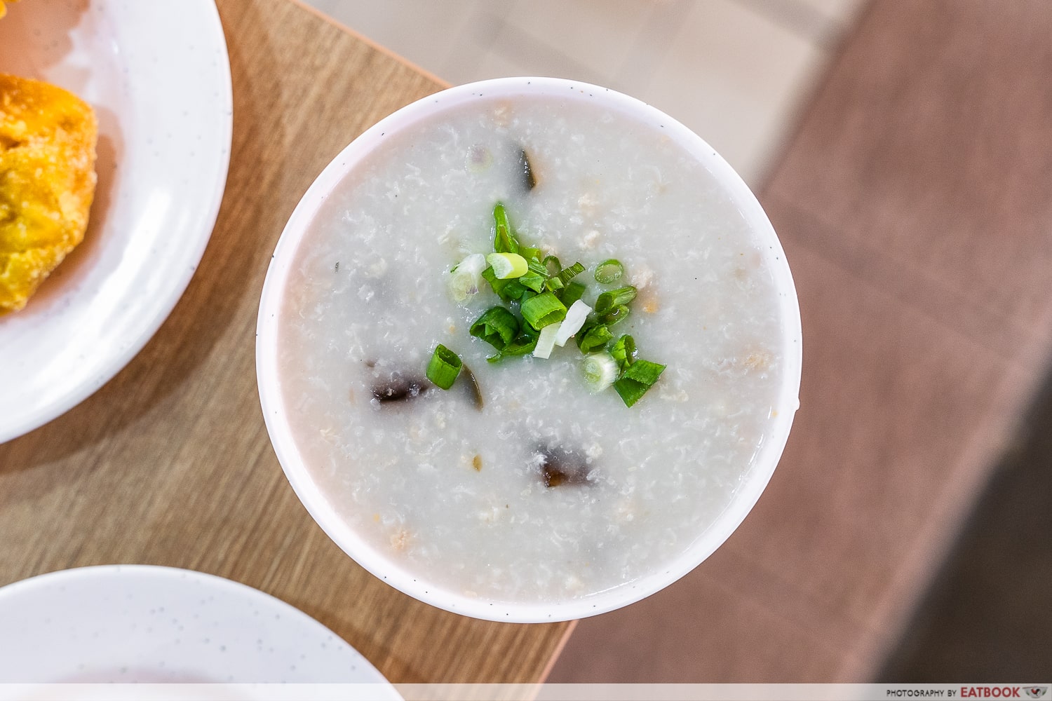 Mama Dim Sum - century egg minced pork porridge