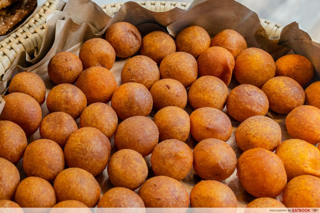 aroy thai snacks- sweet potato balls