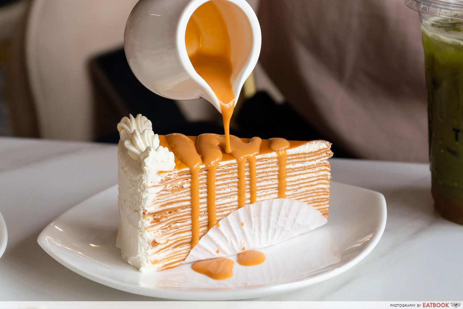 Can't miss the Thai tea crepe cake and Nutella Chocolate Cake - Picture of  Audrey Cafe Glamour, Bangkok - Tripadvisor