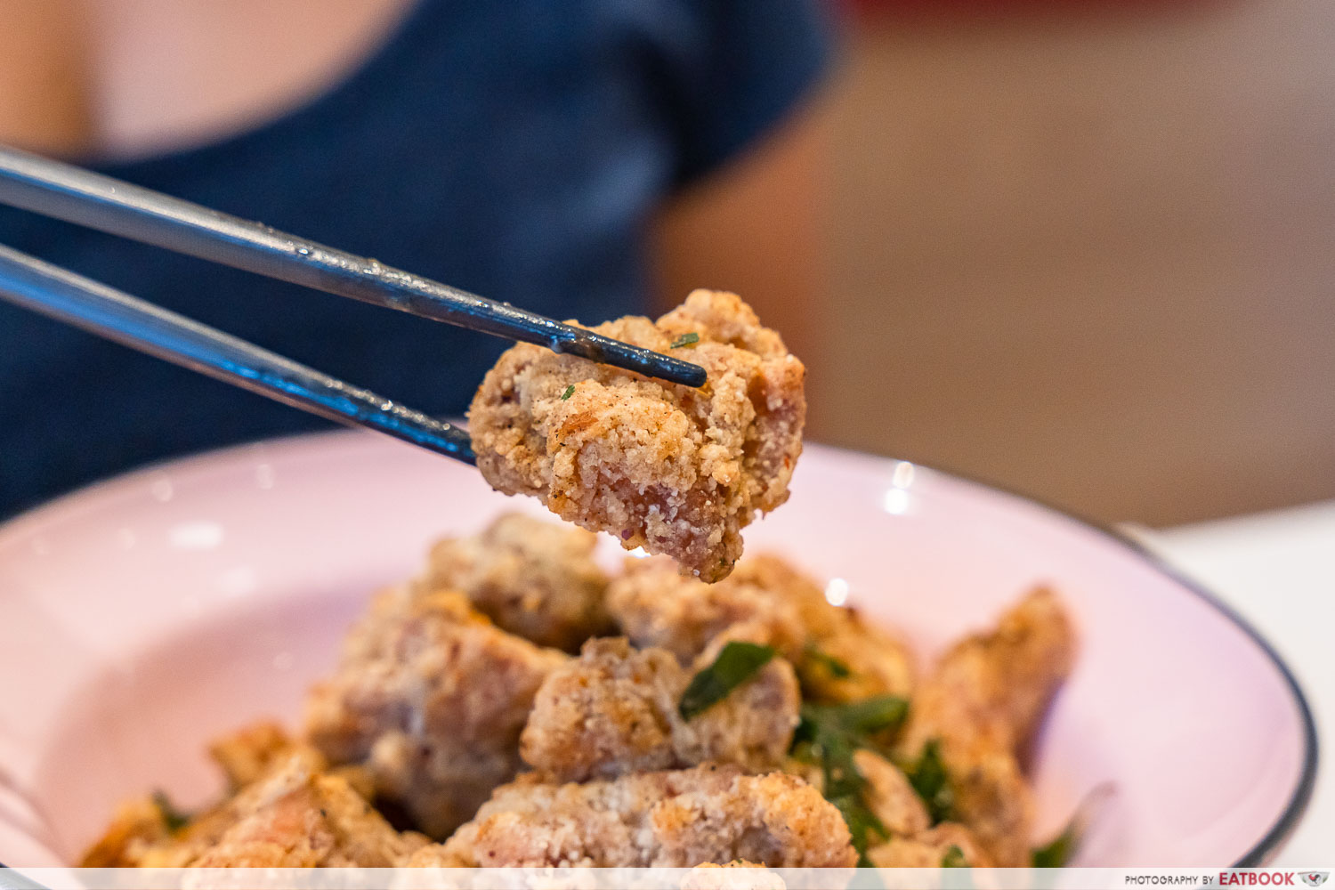 abundance jalan besar - mala popcorn chicken closeup