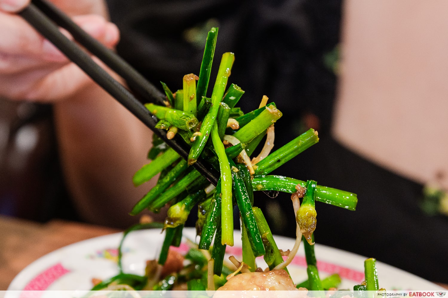 friends kitchen hk - fried pea shoots