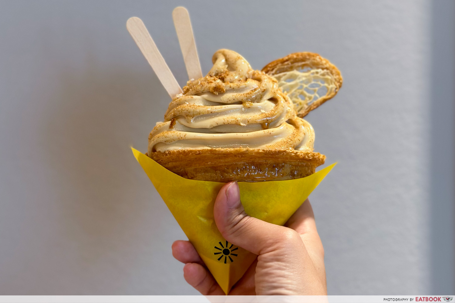 le matin - Croissant Amazake Soft Serve with Croissant Cone