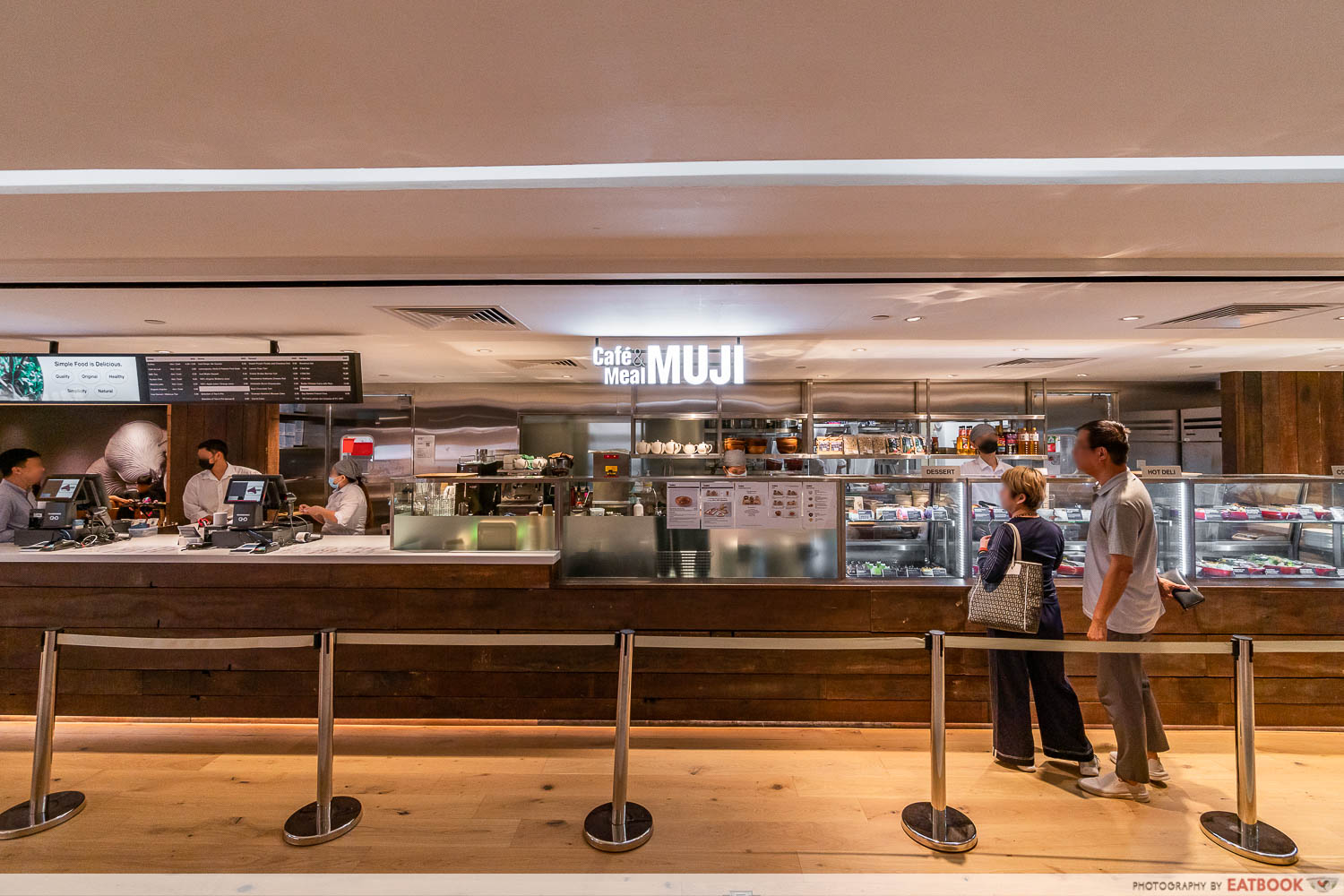 muji cafe - counter