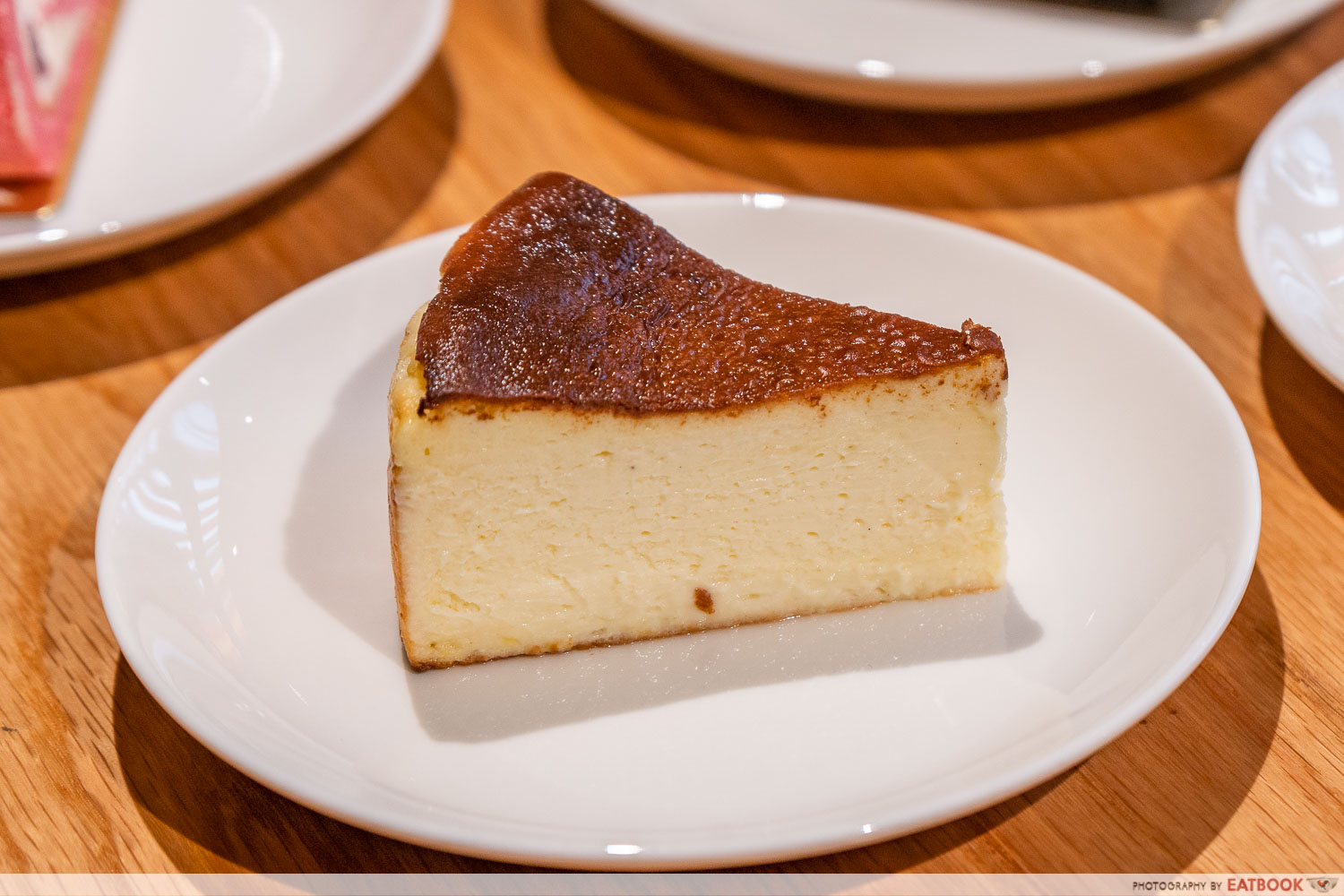 muji cafe - hokkaido burnt cheesecake