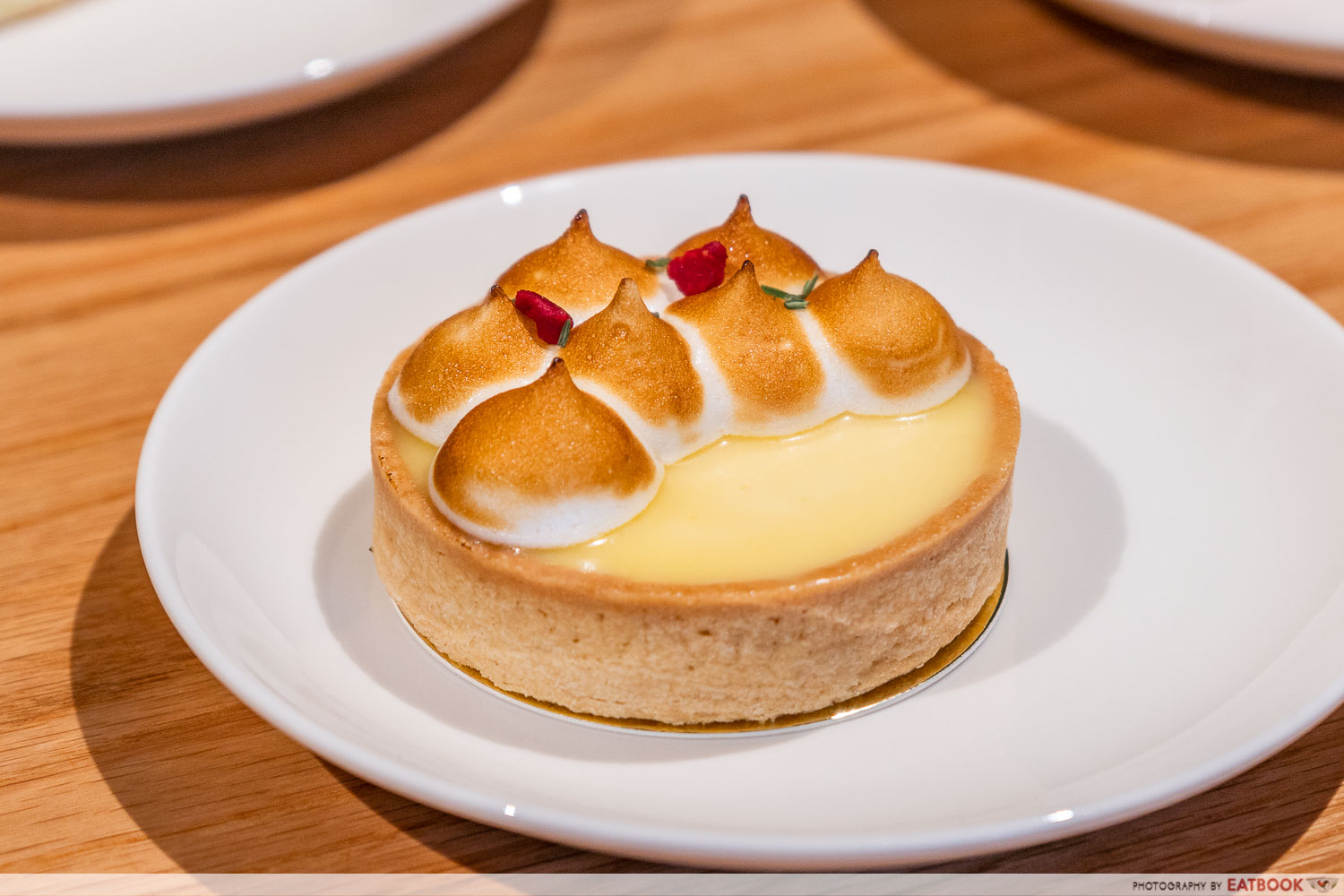 muji cafe - lemon yuzu tart