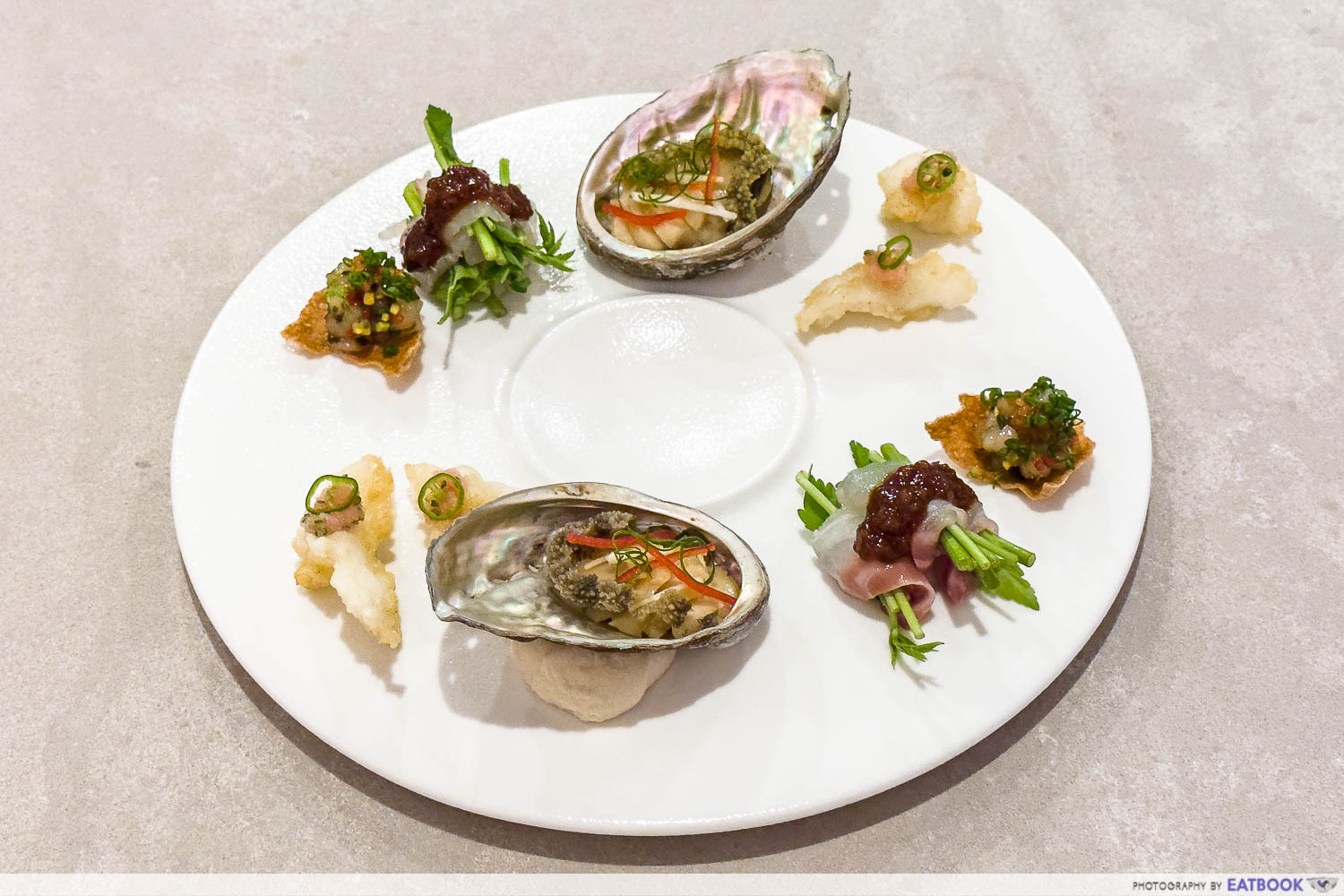 onmi - seafood course