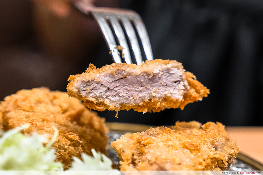 tonkatsu enbiton - yuzu pork hire katsu closeup