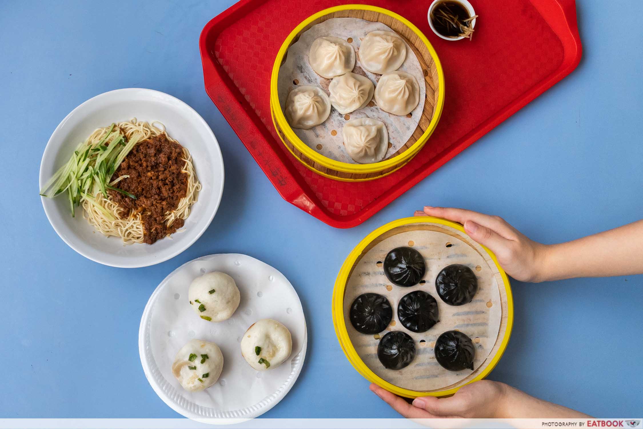 Shang Hai Fried Xiao Long Bao Flatlay