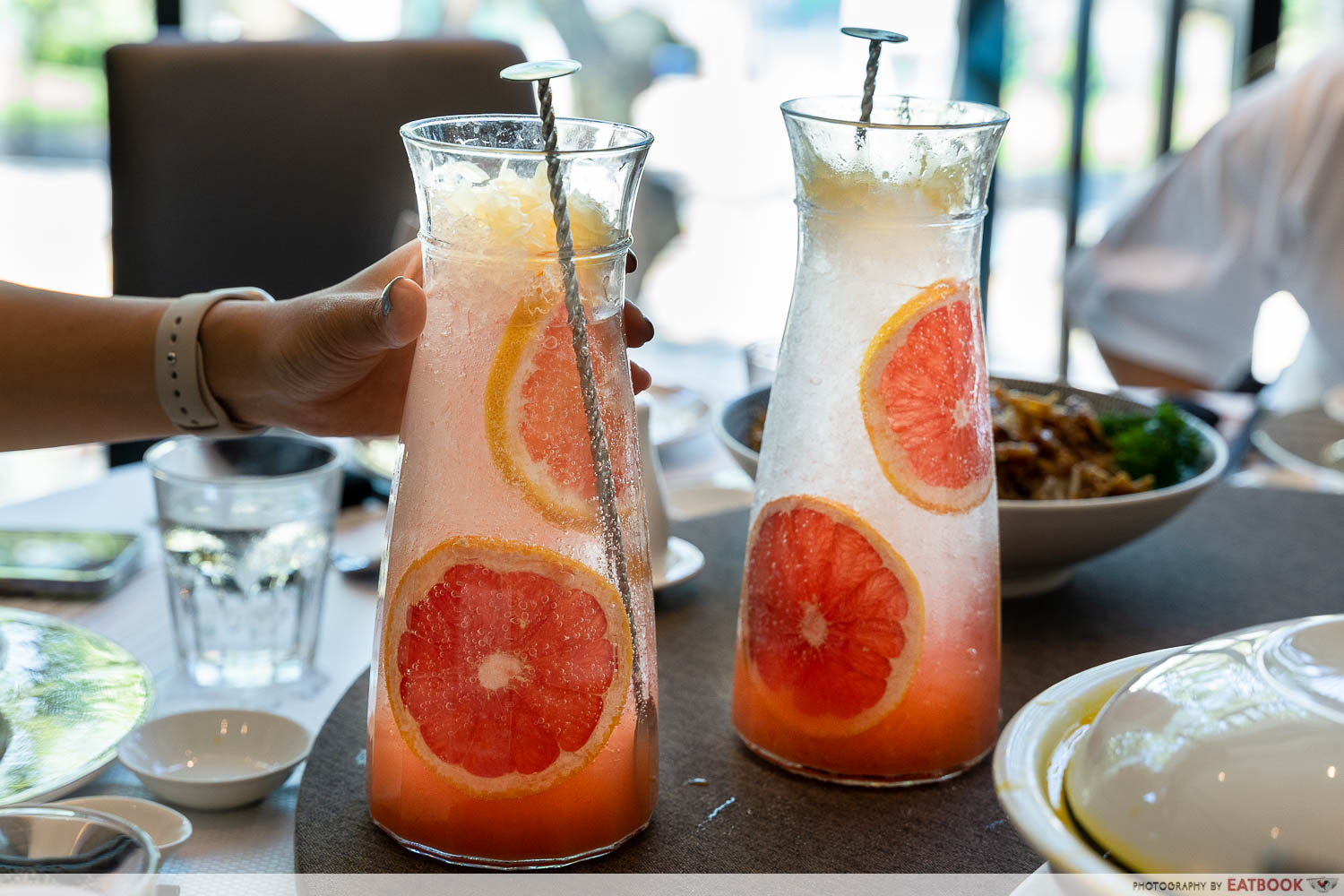 mutiara seafood - grapefruit pomelo chiller