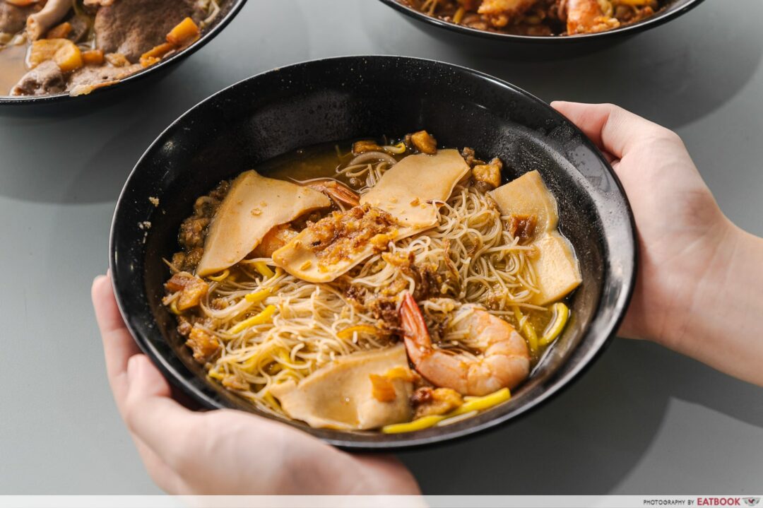 Amoy Street Boon Kee Prawn Noodles Review Long Queue Prawn Mee In Queenstown Eatbook.sg