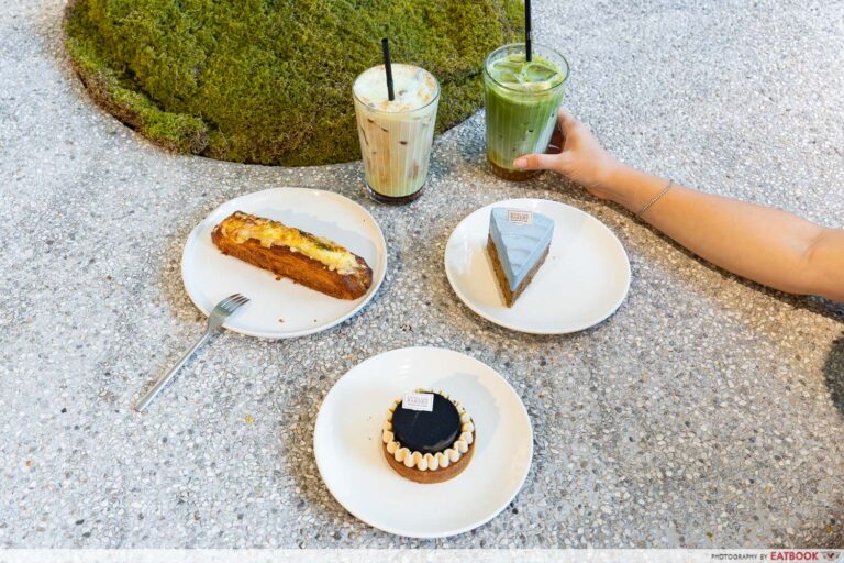 keong saik bakery flatlay