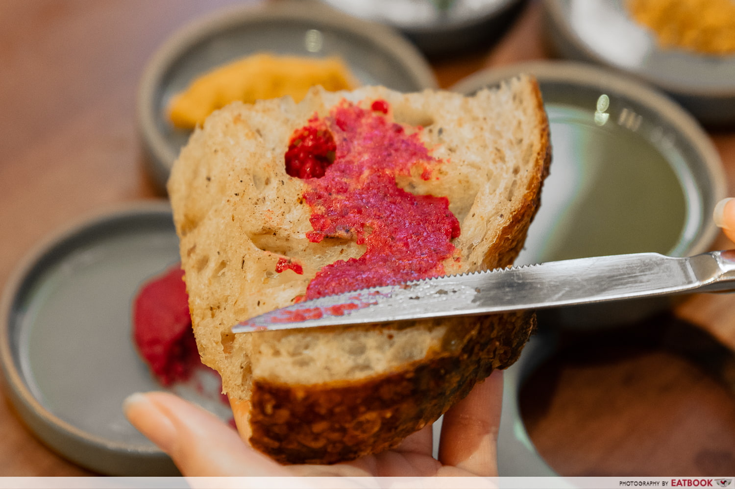 anna's-sourdough-cafe-beets-infused-with-miso-hummus
