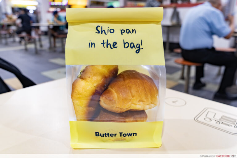 butter town shio pan in a bag