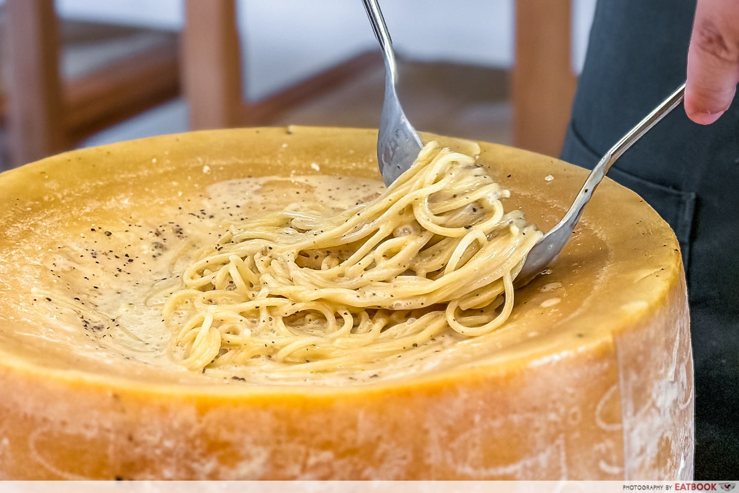 fico - cacio e pepe cheese wheel