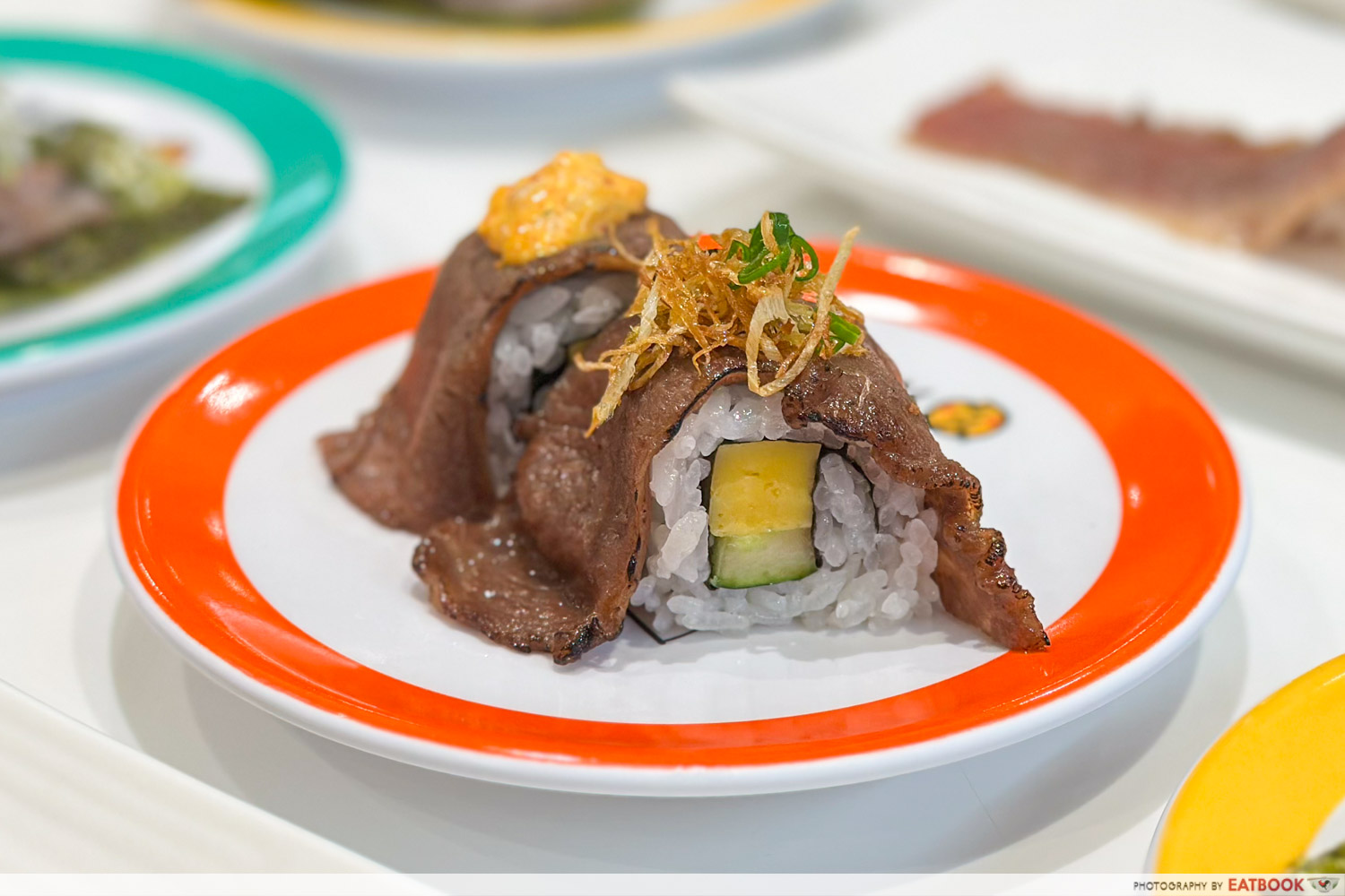 genki sushi - wagyu maki