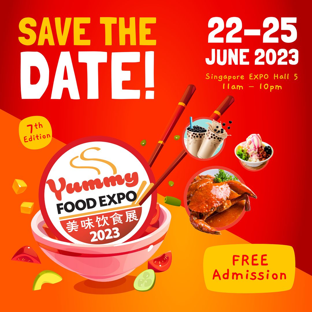 yummy food expo - poster