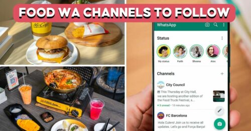 best food whatsapp channels to follow in singapore