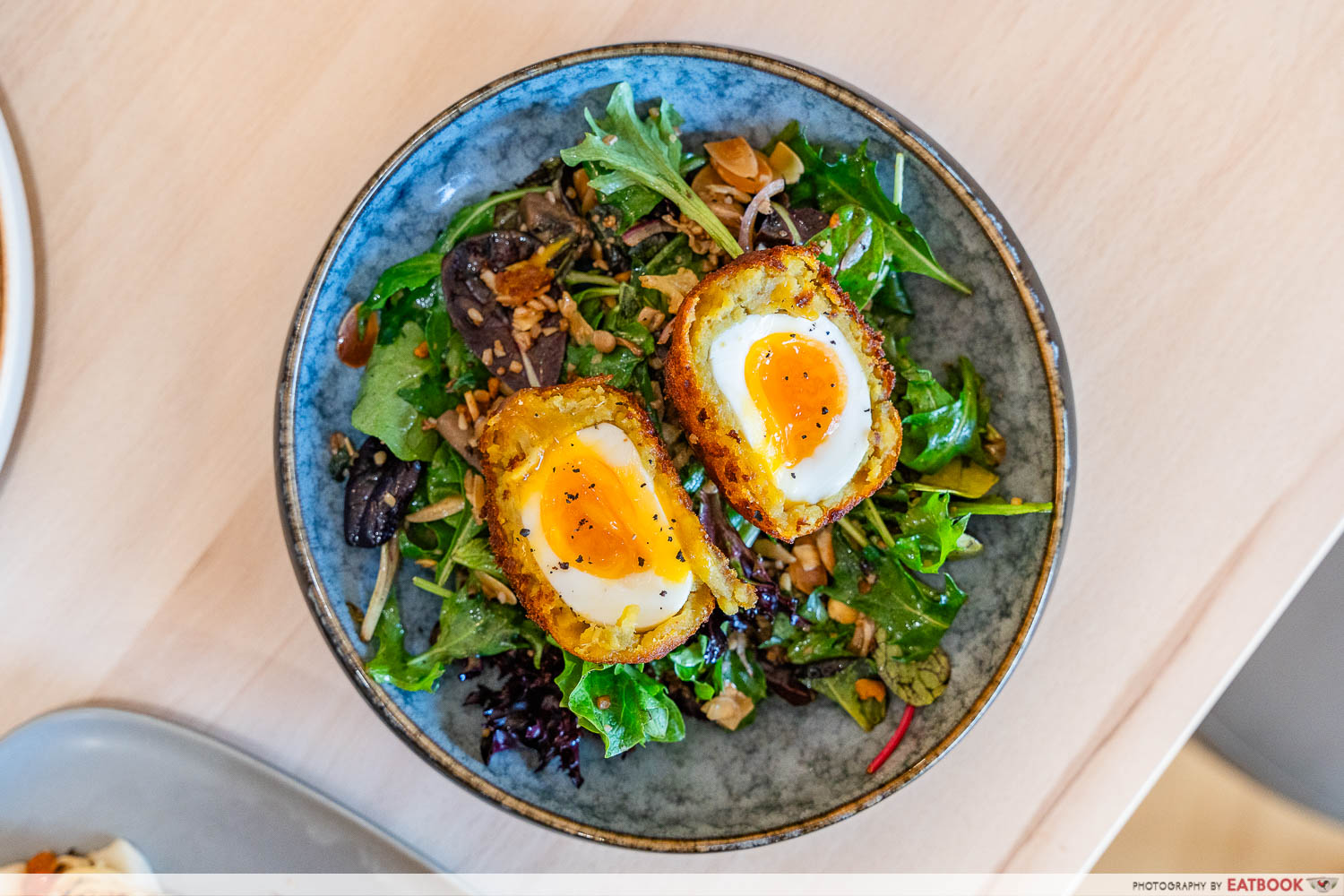 cafe ren - scotch egg grain bowl