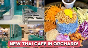 This New Thai Cafe Has Tiffany Blue And 2D Monochrome Interiors At Paragon