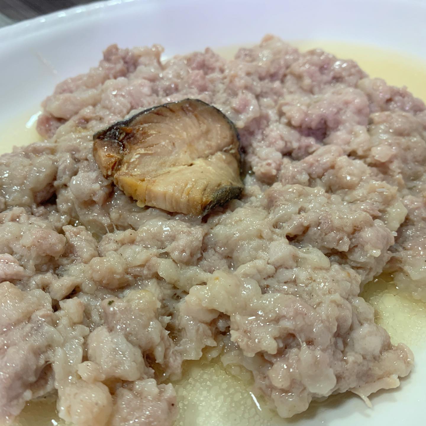 eat first - steamed mince pork w salted fish