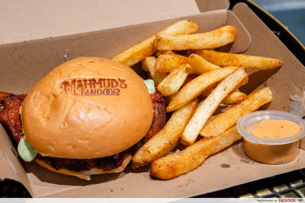 mahmud's tandoor the og burger