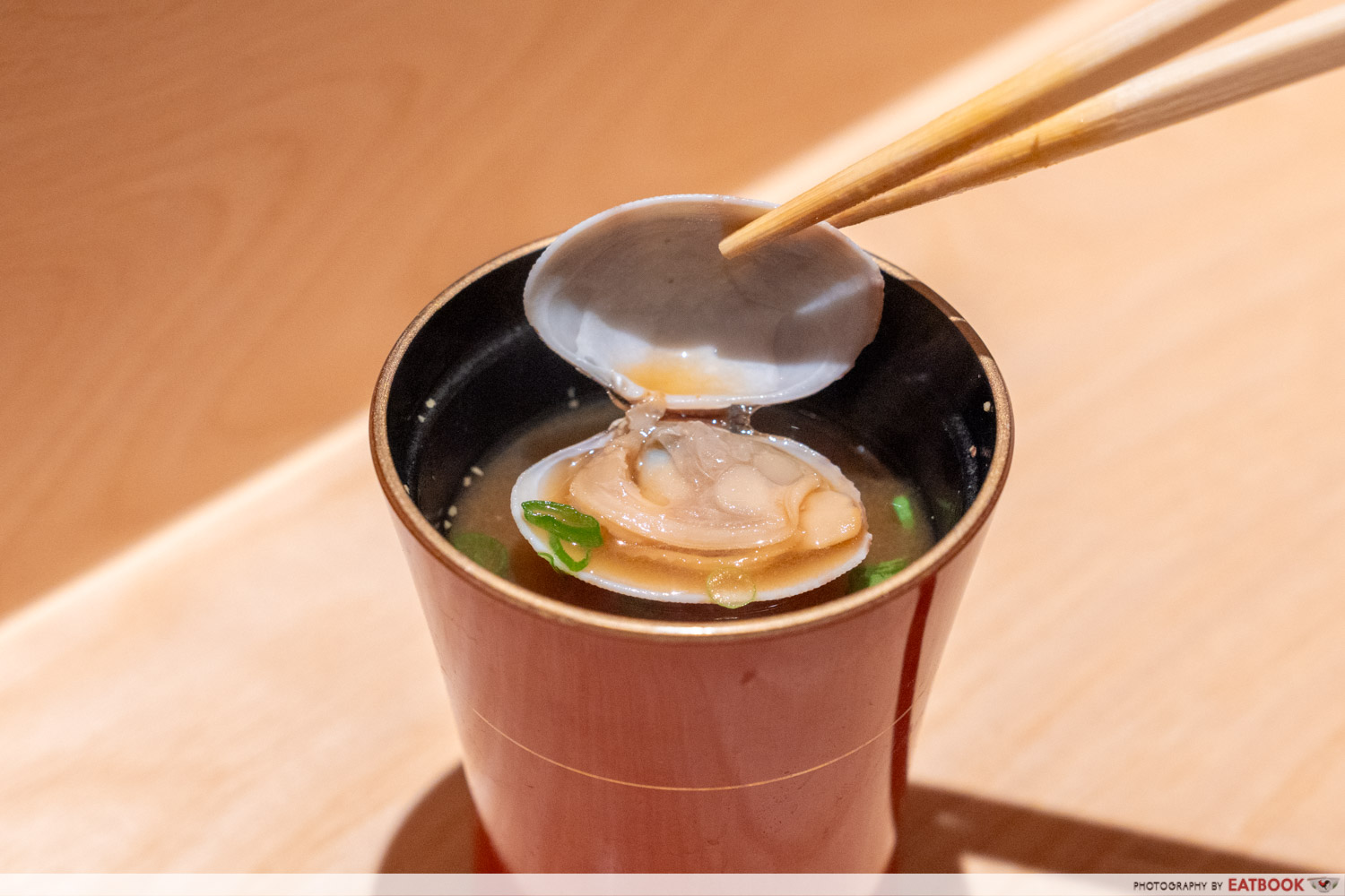 haku sushi - asari clam red miso soup