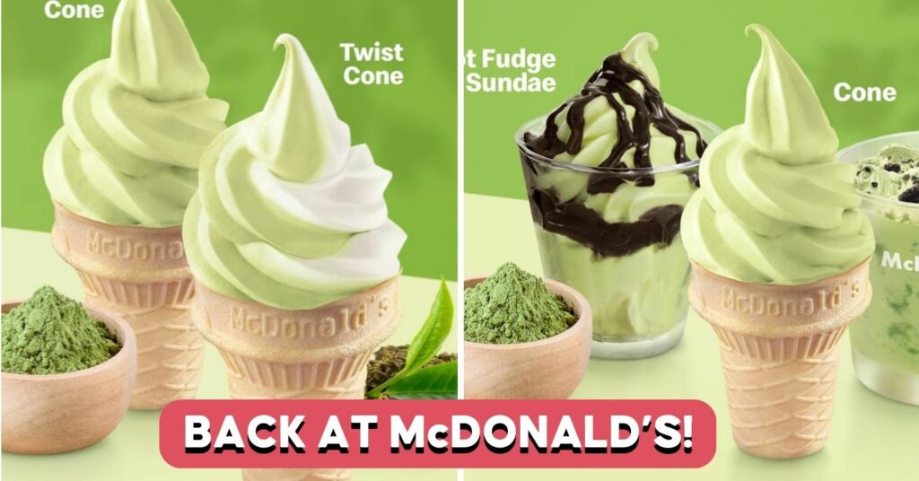 mcdonalds matcha ice cream Archives EatBook.sg Local Singapore Food