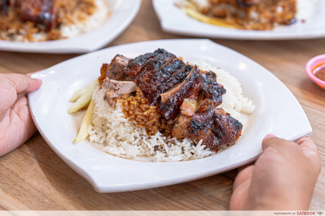 Klang Pork Rib Rice Kim Heng Roasted Delights Review: Charcoal-Roasted Pork Ribs Rice In ...