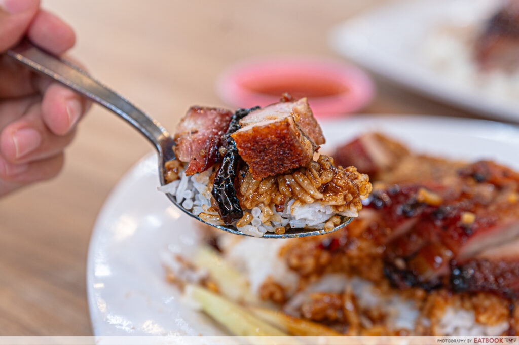 Kim Heng Roasted Delights Review CharcoalRoasted Pork Ribs Rice In Serangoon Eatbook.sg