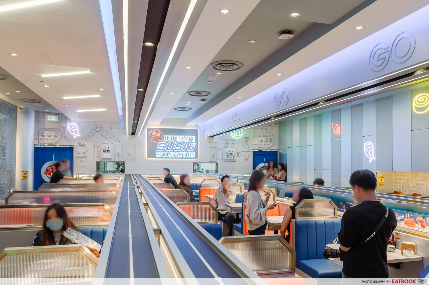 Sushi-GO opens futuristic 3rd outlet in Marina Square with robot servers,  over 150 dishes & special $5 kaisen don promo