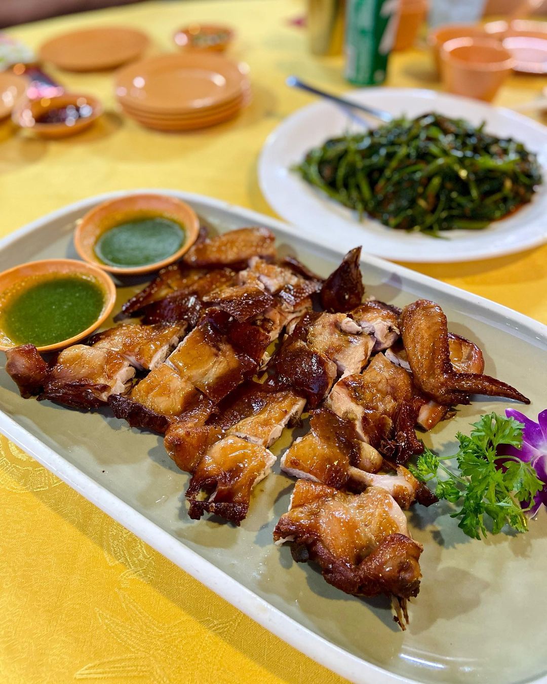 hua yu wee seafood restaurant - feng sha chicken