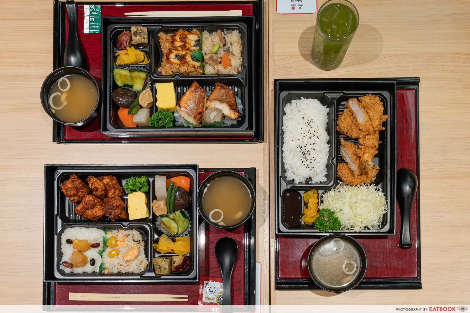 saboten and tagosaku-rice-sets