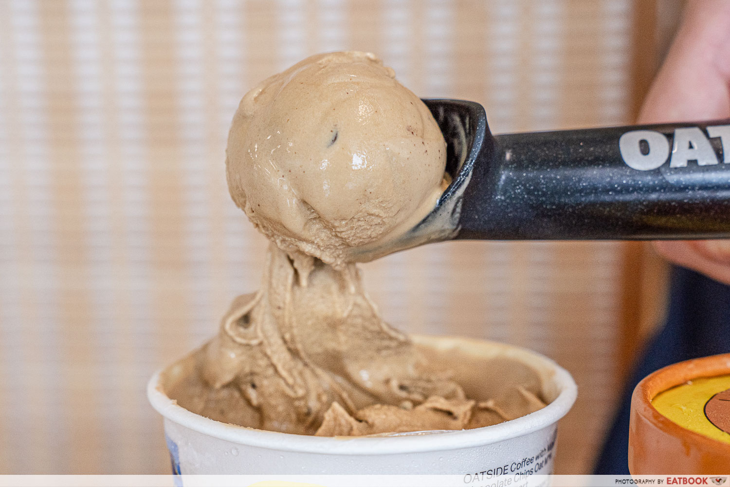 oatside ice cream - coffee scoop