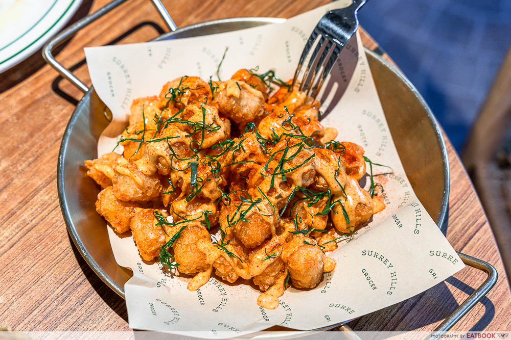 surrey hills woodleigh - tom yum tater tots