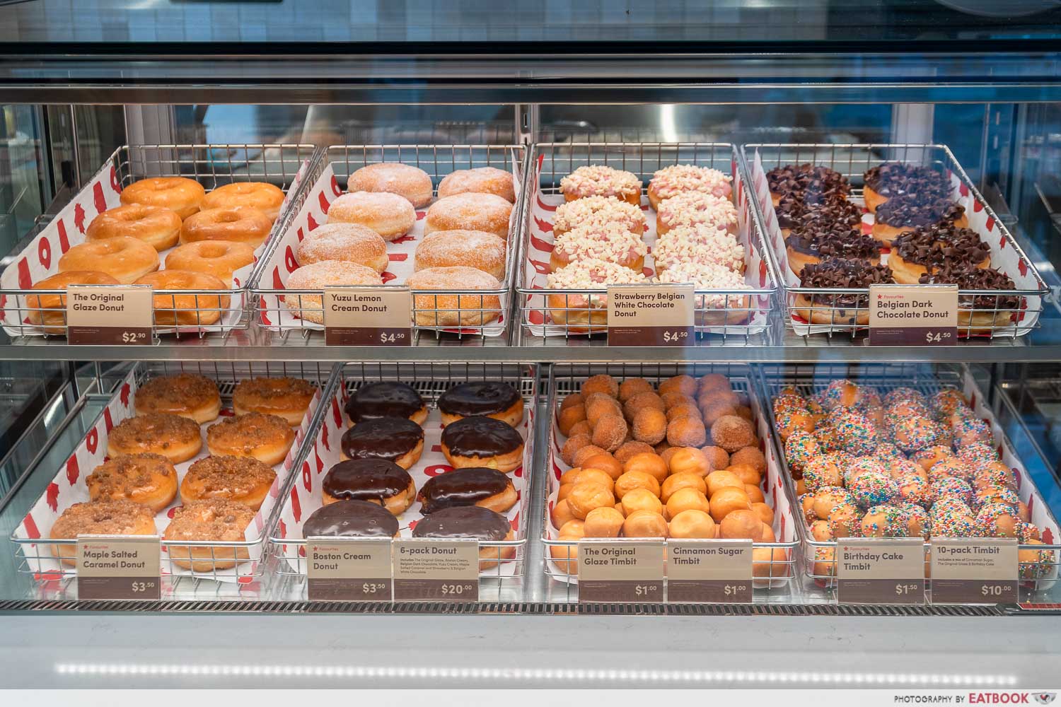 tim hortons - doughnuts display