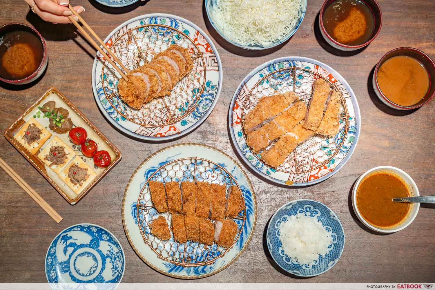 tokyo food guide - butagumi flatlay