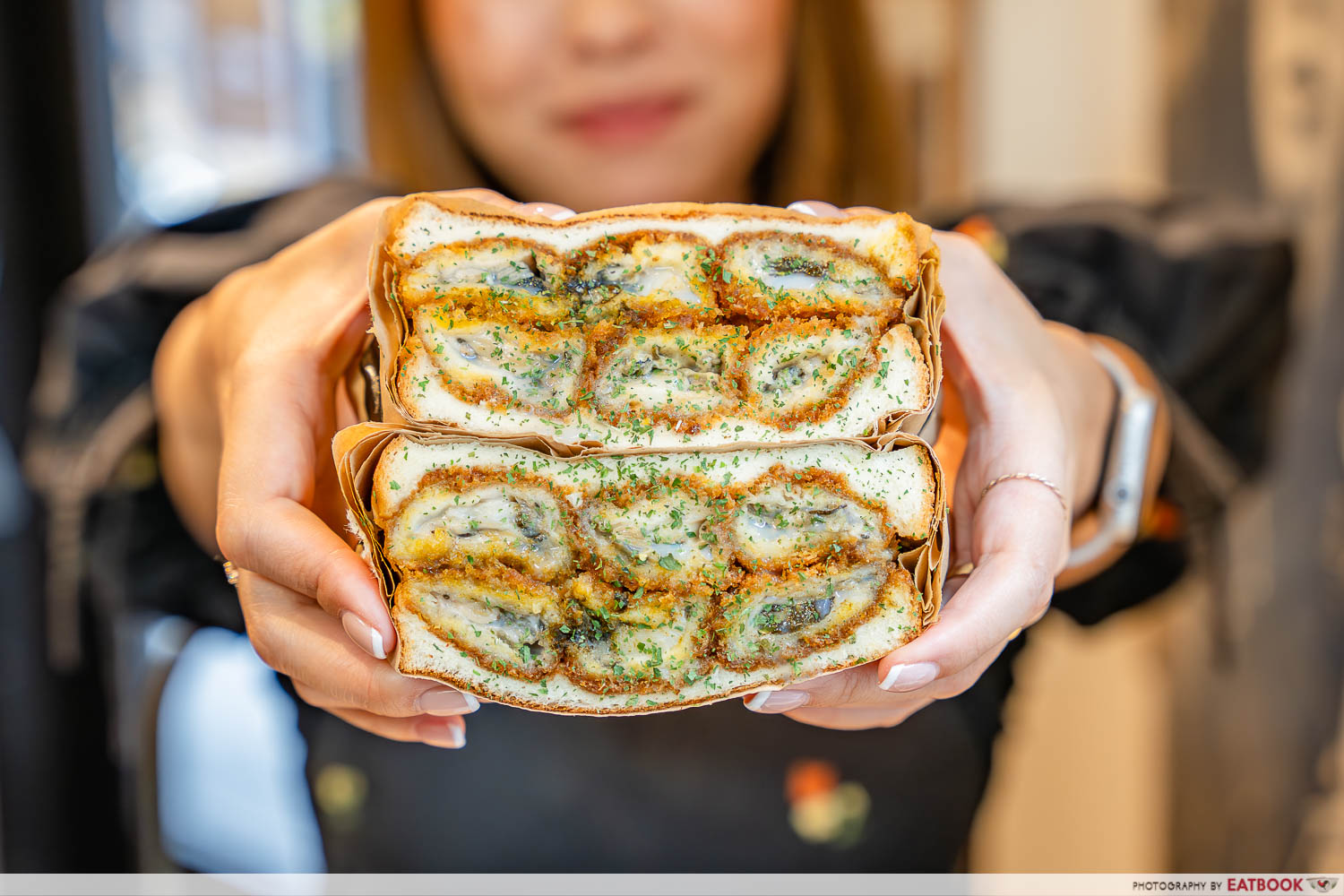 tokyo food guide - stabler meatsand oyster sandwich