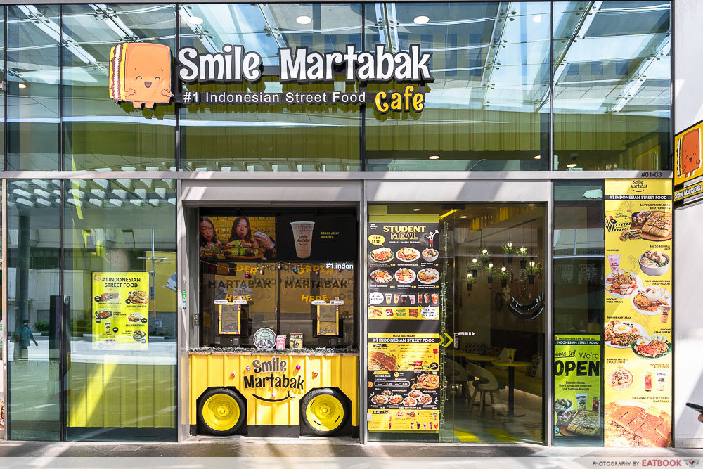 bedok mall food smile martabak storefront