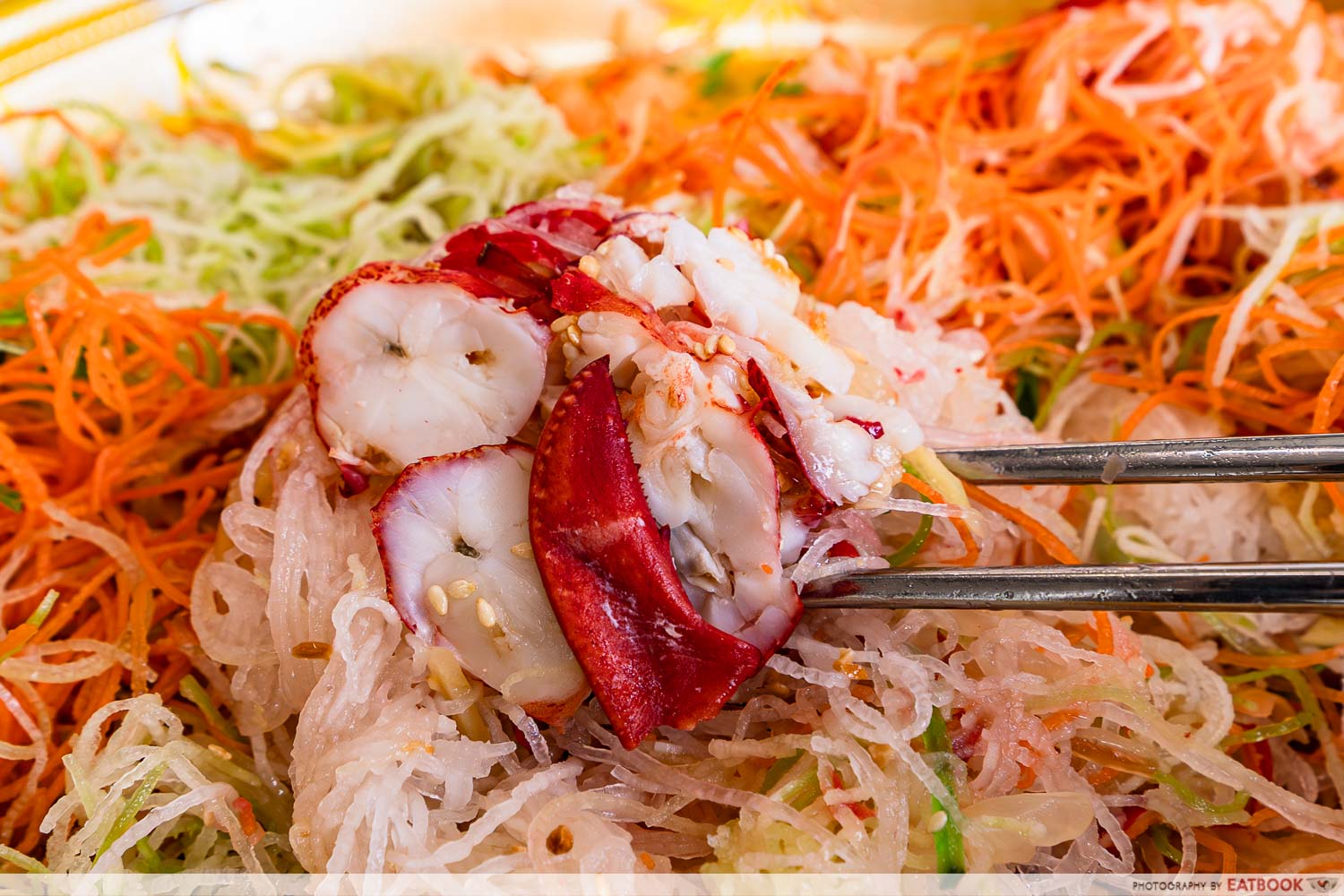 stamford catering chinese new year - lobster yusheng
