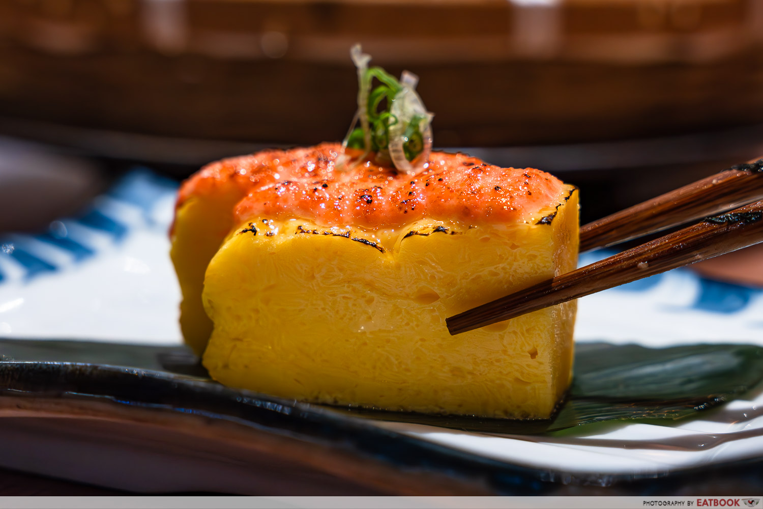 tempura-bar-tamago-mentaiyaki-closeup