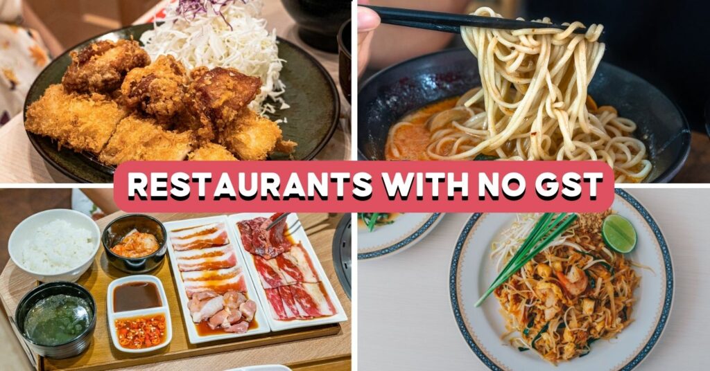 NETT PRICES RESTAURANTS SINGAPORE