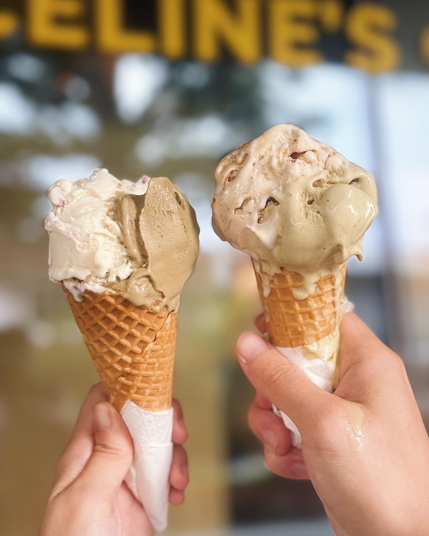 celine's gelato serangoon gardens - gelato cones